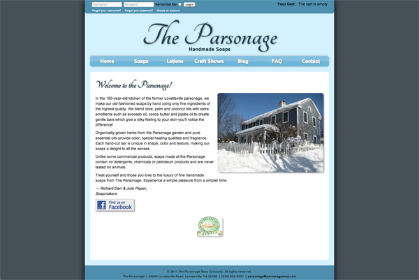 The Parsonage Handmade Soap