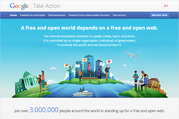 Google Take Action